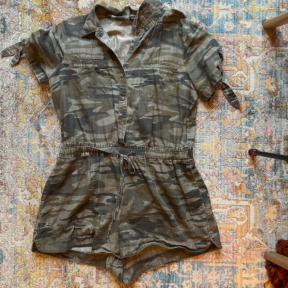 Army girl romper